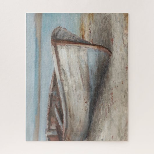 Whitealkenboot an der Küste Puzzle (Vertikal)