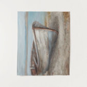 Whitealkenboot an der Küste Wandteppich (Vorderseite)