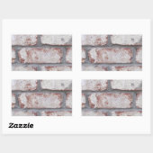 Whitealkstein Wall Rechteckiger Aufkleber (Blatt)