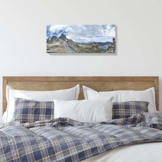 Whitebark Pass Nydiver bis Garnet Lake - Sierra Leinwanddruck (Insitu (Schlafzimmer))