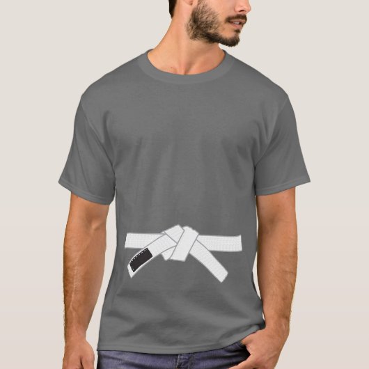Whitebelt jiujitsu Rang kein Gi-Shirt T-Shirt (Vorderseite)