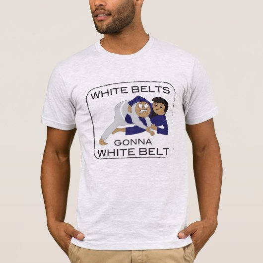 Whitebelts, das zu Whitebelt T geht T-Shirt (Vorderseite)