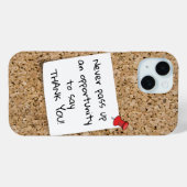 Whiteboard für eingebettete Meldung Case-Mate iPhone Hülle (Rückseite (Horizontal))