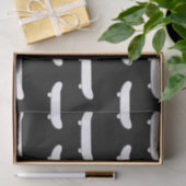 Whiteboard Monochromatischer Schwarzer Skater Urba Seidenpapier (Geschenk)