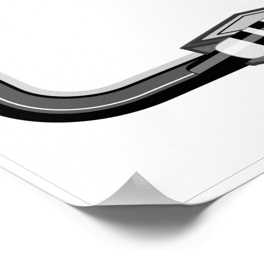 Whiteboard Poster, Anpassen des Textes Poster (Ecke)