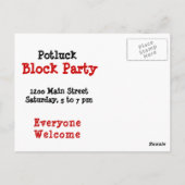 Whiteboard Postkarte (Rückseite)