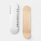 WhItEbOaRd Skateboard (Vorderseite)