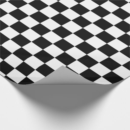 Whiteboard-Umschlagpapier für Schwarzweiß Geschenkpapier (Ecke)