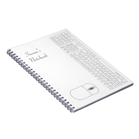 Whiteboard und Mouse-Notebook Notizblock (Rechte Seite)