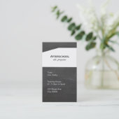 Whiteboard Visitenkarte (Stehend Vorderseite)