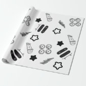 Whiteboarding Wrapping Paper Geschenkpapier (Ungerollt)