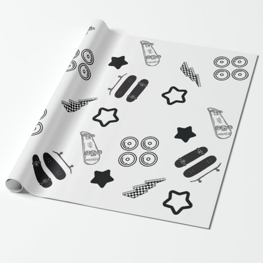 Whiteboarding Wrapping Paper Geschenkpapier (Ungerollt)