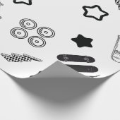 Whiteboarding Wrapping Paper Geschenkpapier (Ecke)