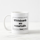 Whiteboards sind bemerkenswert kaffeetasse (Links)