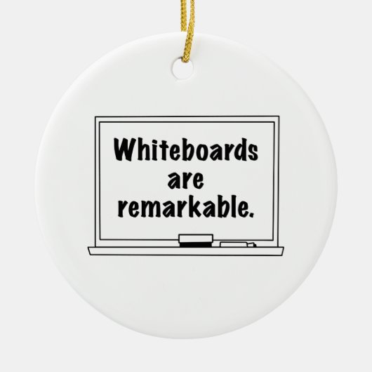 Whiteboards sind bemerkenswert keramikornament (Vorne)
