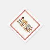 Whitebook Erntedank Elements Paper Napkin Serviette (Ecke)