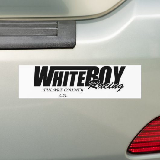 WhiteBoy, das Autoaufkleber läuft (Auf Auto)