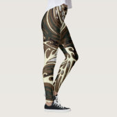 Whitecap Waves im Ozean Leggings (Rechts)