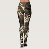 Whitecap Waves im Ozean Leggings (Rückseite)