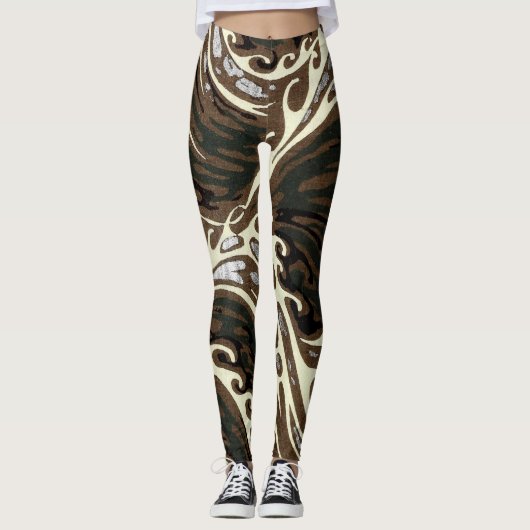 Whitecap Waves im Ozean Leggings (Vorderseite)