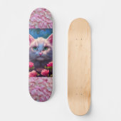 WHITECAT UND ROSE SKATEBOARDER SKATEBOARD (Vorderseite)