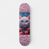 WHITECAT UND ROSE SKATEBOARDER SKATEBOARD (Vorne)