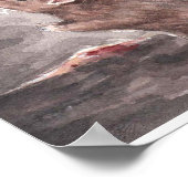 Whitechapel Rat an der Mauer Poster (Ecke)