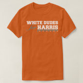 Whitedudesforharris Button T-Shirt (Design vorne)