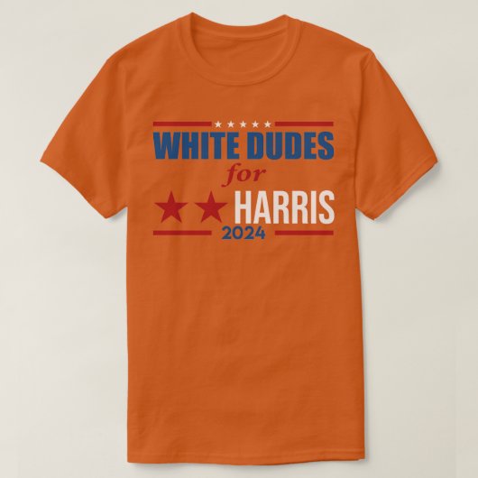 WhiteDudesForKamalaHarris T-Shirt (Design vorne)