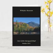 Whiteface Berg über wenigem Cherrypatch Teich Karte (Gelbe Blume)