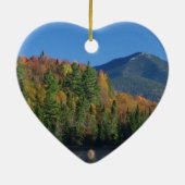 Whiteface Berg über wenigem Cherrypatch Teich Keramikornament (Hinten)