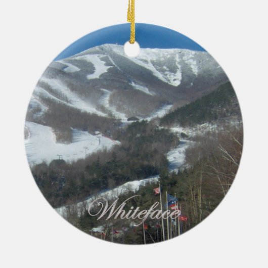 Whiteface Gebirgsrunde Verzierung Keramikornament (Hinten)