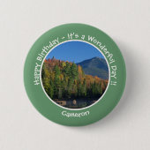 Whiteface Mountain, Autumn Party Items von Adirond Button (Vorderseite)