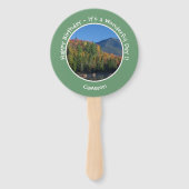 Whiteface Mountain, Autumn Party Items von Adirond Fächer (Rückseite)