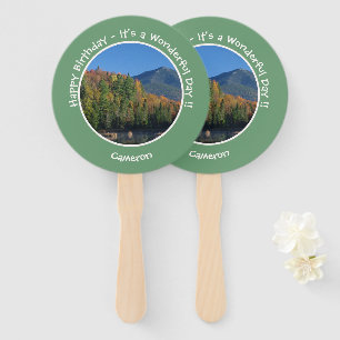 Whiteface Mountain, Autumn Party Items von Adirond Fächer