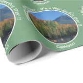 Whiteface Mountain, Autumn Party Items von Adirond Geschenkpapier (Rolleneckpunkt)