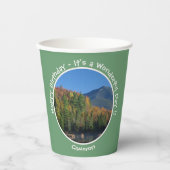 Whiteface Mountain, Autumn Party Items von Adirond Pappbecher (Vorderseite)