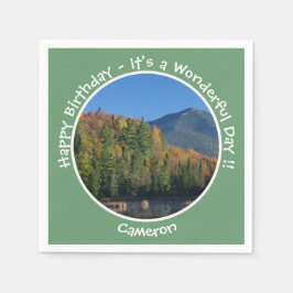 Whiteface Mountain, Autumn Party Items von Adirond Serviette