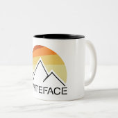 Whiteface Mountain Retro Zweifarbige Tasse (VorderseiteRechts)