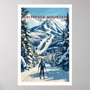 Whiteface Mountain Skiplakat 1 Poster
