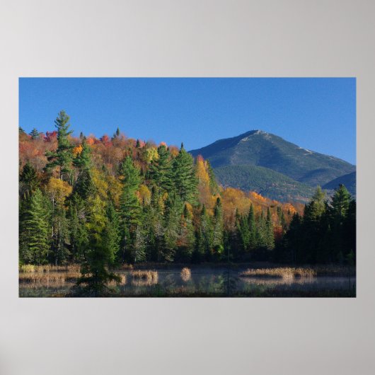Whiteface Mountain über dem kleinen Cherrypatch Po Poster (Vorne)