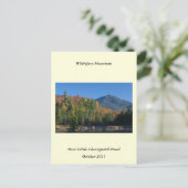 Whiteface Mountain über dem kleinen Cherrypatch Po Postkarte (Stehend Vorderseite)
