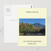 Whiteface Mountain über dem kleinen Cherrypatch Po Postkarte (Vorne/Hinten)