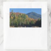Whiteface Mountain über dem kleinen Cherrypatch Po Rechteckiger Aufkleber (Tasche)