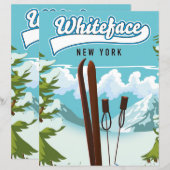 Whiteface New York zum Ski (Vorne/Hinten)