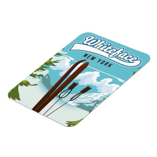 Whiteface New York zum Ski Magnet (Linke Seite)
