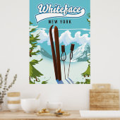 Whiteface New York zum Ski Poster (Küche)