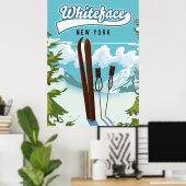 Whiteface New York zum Ski Poster (Heimbüro)