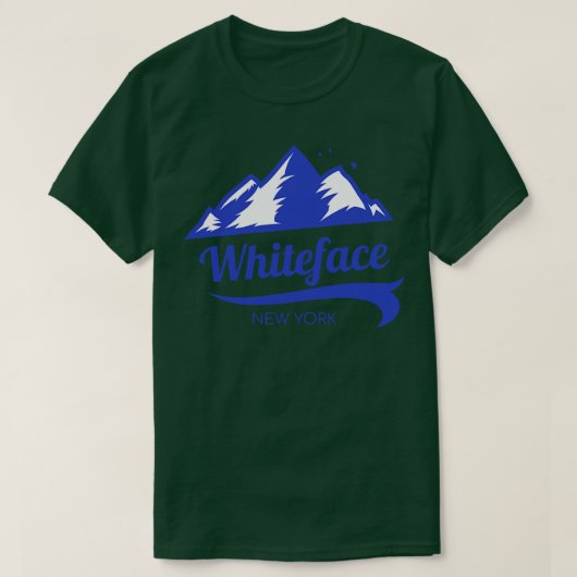Whiteface ski Lake Placid New York 2 T-Shirt (Design vorne)