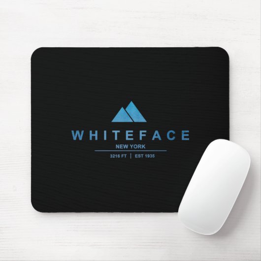 Whiteface Ski Resort New York Mousepad (Mit Mouse)